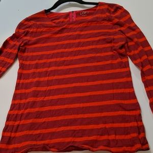 Ann Taylor Loft long sleeve striped top